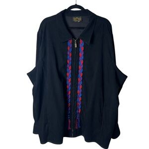 Bob Mackie Wearable Art Women’s Full Zip Lightweight Jacket Embroidered - Sz. 2X